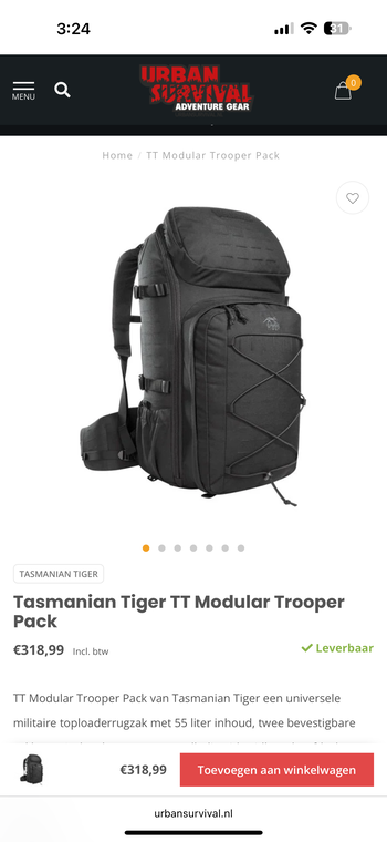 Image 2 pour TT Modular Trooper Pack