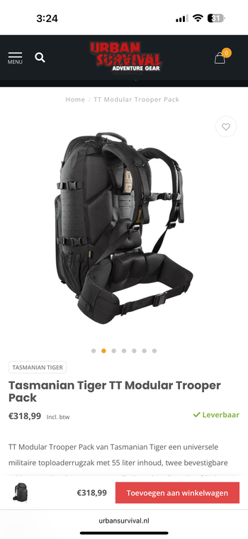 Image 3 pour Tasmanian Tiger Modular Trooper Pack