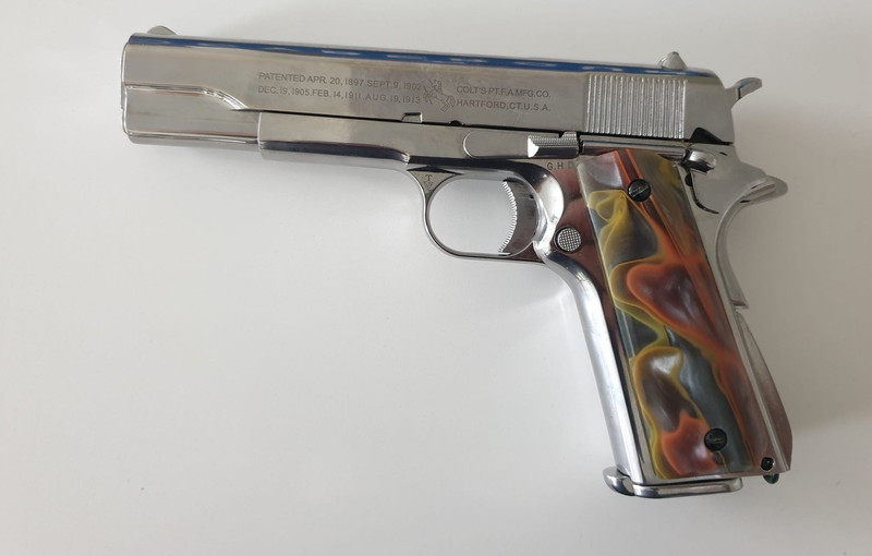 Imagen 1 de Colt 1911 Rail Gun Stainless CO2 (splinternieuw )