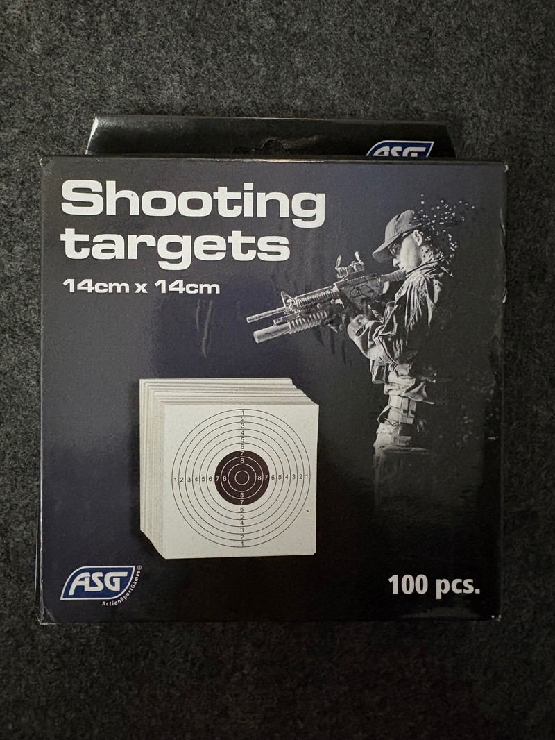 Bild 1 für Airsoft Shooting Targets 100 stuks 14 x 14 cm