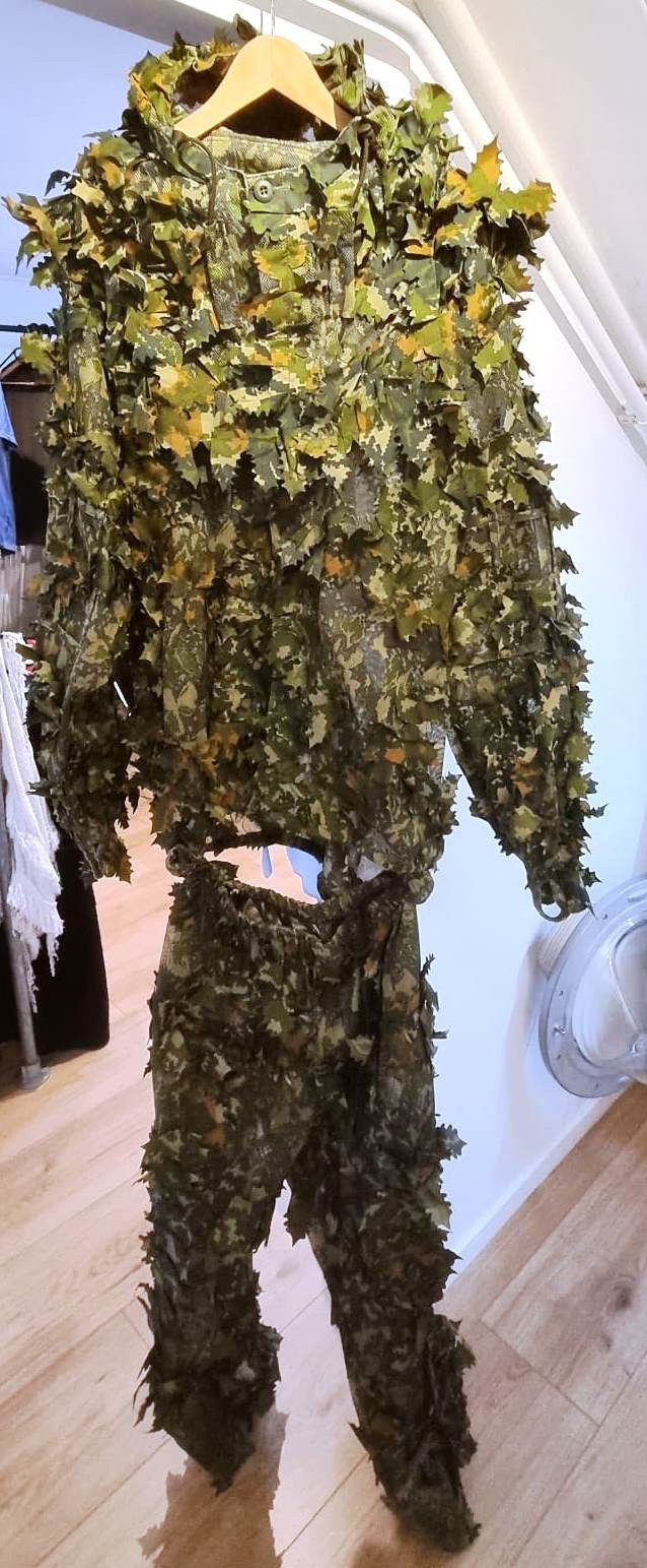 Afbeelding 1 van Beroemde Stalker Ghillie (leaf) Suit, kleur (green) maat XL