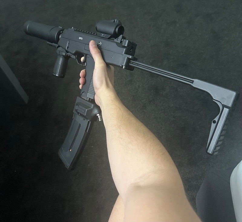 Image 1 for GBB KWA MP9 CQB BOLT+ HPA ADAPTER