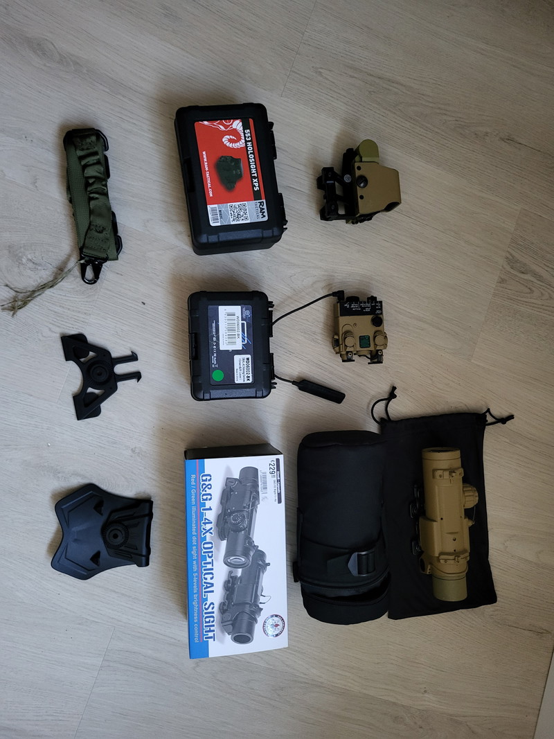 Afbeelding 1 van 553 HoloSight XPS + G&G 1-4x EC + DBAL-A2 Green/IR/Whitelight