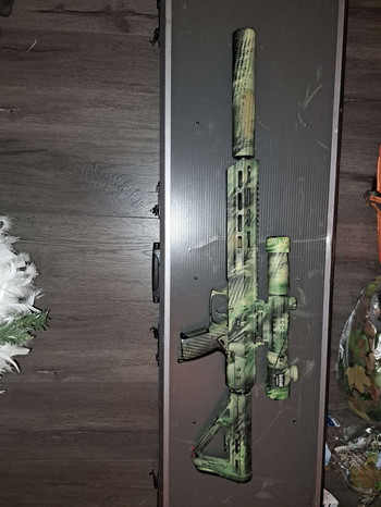 Afbeelding 2 van SSX303 met scope en 3 mags en silencer + gespoten