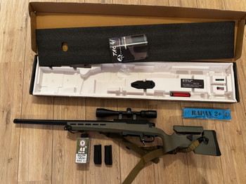 Image 2 for Tac 41 P met 2 mags, vortex scope, 0.4 gr bbs, wasp piston