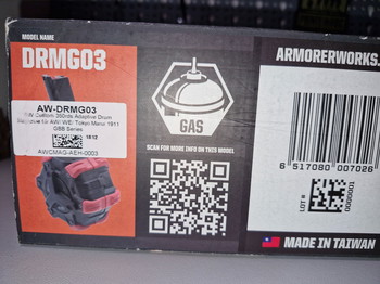 Afbeelding 7 van nieuw 1911 GBB drummagazijn van AW Custom