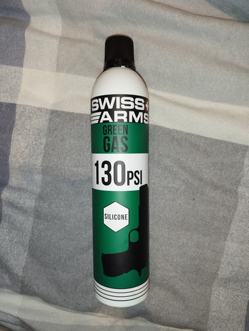 Afbeelding 2 van Swiss arms green gas 130 psi