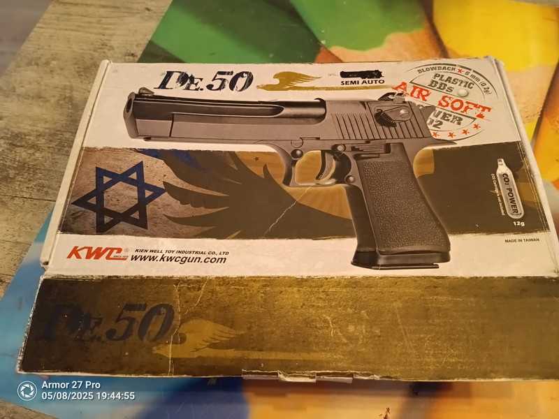 Image 1 pour Desert eagle.50 C02 blowback
