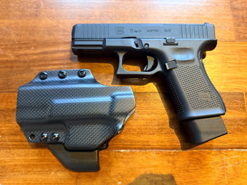 Image 3 for Glock 19 Gen 5 MOS CO2 Airsoft 4mm Stahl BBs + Scheide