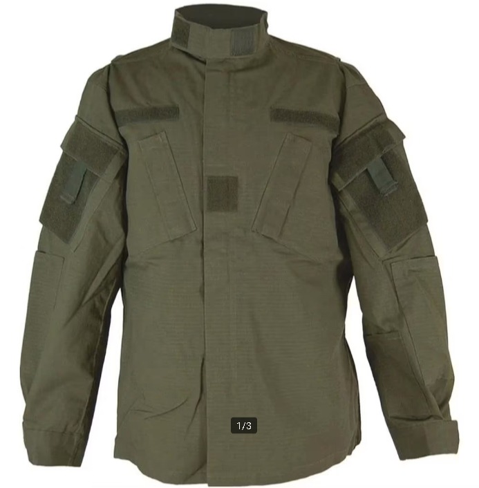 Afbeelding 1 van 2x Teesar ACU combat shirt OD groen