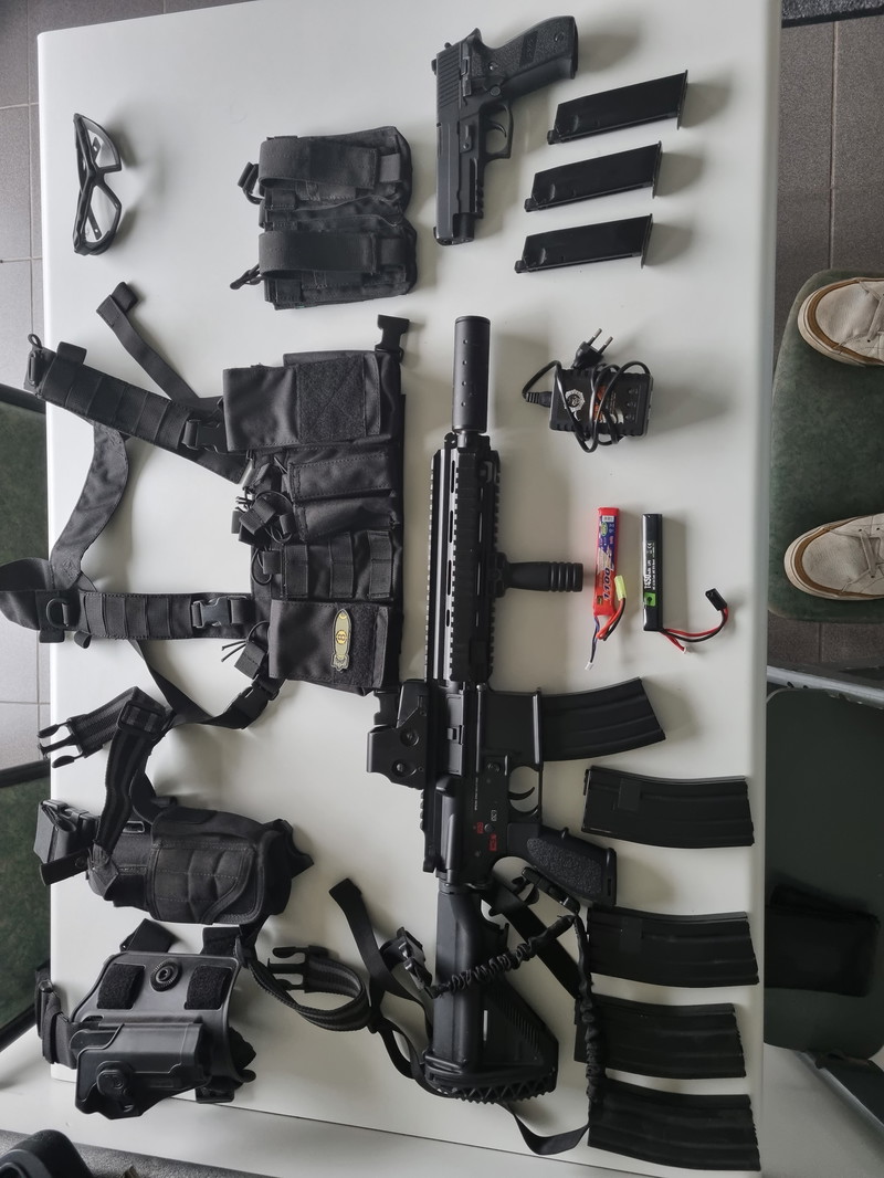 Image 1 for Complete airsoft set