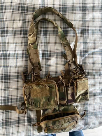 Afbeelding 2 van D3CR HEAVY chest rig  ( replica ) multicam