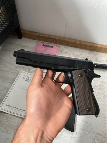 Afbeelding 3 van KWA M1911A1 met 3 mags