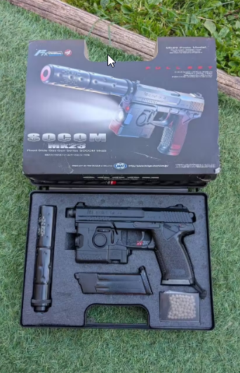 Imagen 1 de Réplique d'airsoft MK23 Socom Marui complet