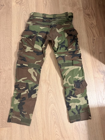 Image 2 for tactical pants woodland camo