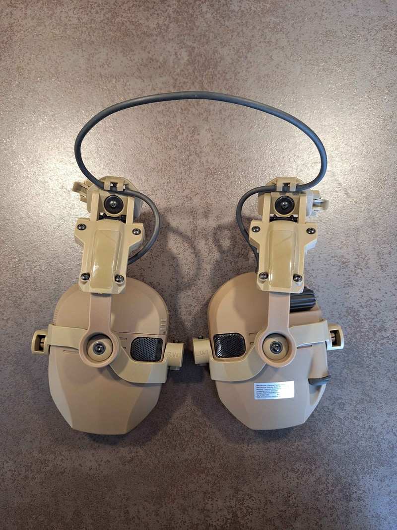 Imagen 1 de Elektronische set actieve gehoorsbeschermingskoptelefoon (ARC Mount)