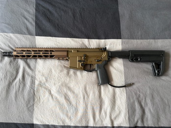 Imagen 2 de Novritsch SSQ4 HPA - nooit in het veld gebruikt - incl. 5 mags, holo sight en riser