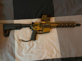 Imagen 3 de Novritsch SSQ4 HPA - nooit in het veld gebruikt - incl. 5 mags, holo sight en riser
