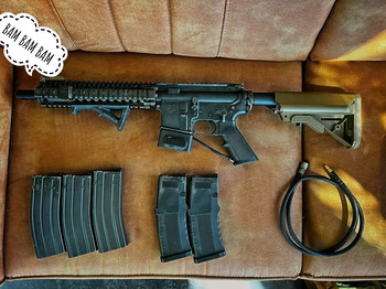 Afbeelding 2 van THE BEAST - Volledige HPA en GBBR Tokyo Marui MWS mk18 Set