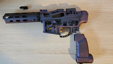 Image for MAC AR7 LE receiver + grip + Regulator + HPA Gearbox custom CERAKOTE