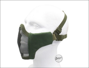 Bild 3 für GESICHTSSCHUTZ MASKE MIT 2-PUNKT KOPFBAND - OLIVE