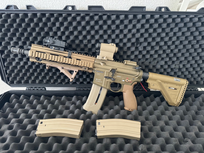 Image 1 for Vfc HK416 Tan full custom! Aeg