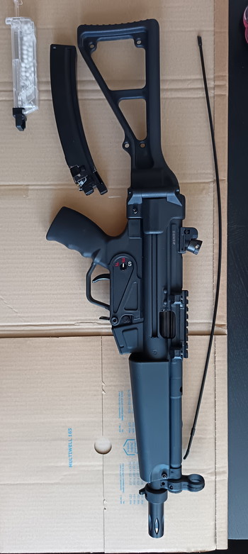 Bild 4 für SRC SR5AU SMG Vollmetall CO2 BlowBack 6mm BB schwarz