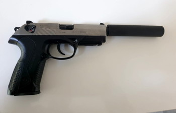Imagen 2 de TOKYO MARUI BERETTA PX4 met full metal gemtech demper