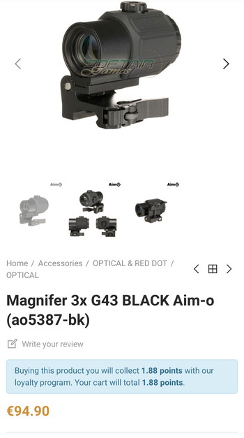 Afbeelding 5 van Combo Eotech Xps + G43 Aim-O