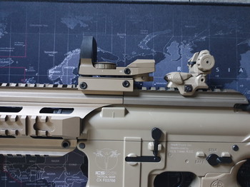 Image 3 for ics CXP MMR carbine tan met theta red dot
