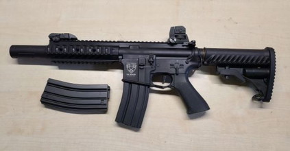Bild für Fully Custom tuning M4 MK18 Shotry CQB with ETU Silencer Edition Full Metall