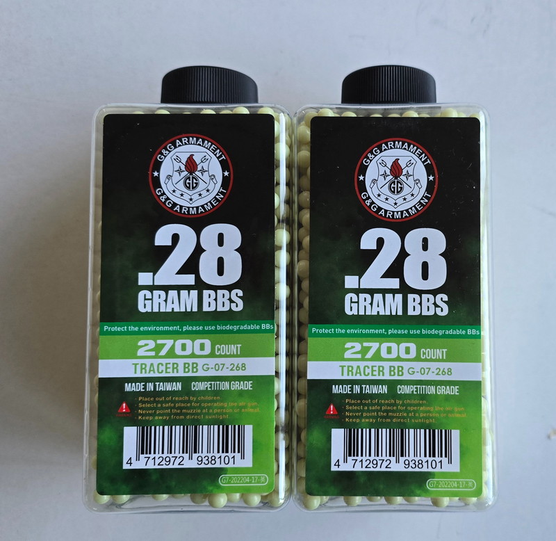 Afbeelding 1 van Set van BB'S 0.28 Green Tracer