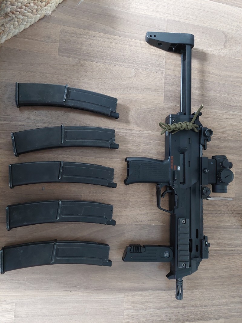 Image 1 pour TM Mp7 inclusief 5 mags, reddots, chestrig