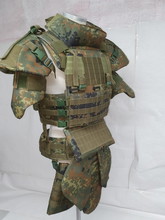 Image for Tactical body protection systems, plate carrier vest, camouflage pattern, handmade, made in Germany