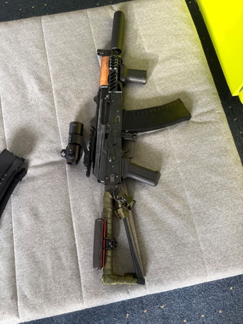 Image 2 for WE AK74u GBBR + accessoires