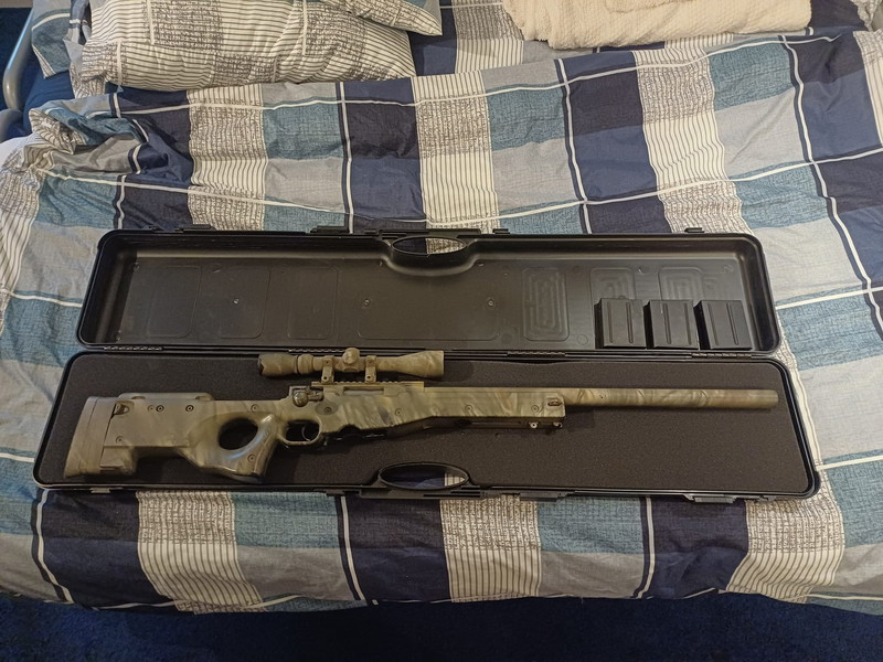 Imagen 1 de TM L96 AWS upgraded met 3 magazijnen + guncase
