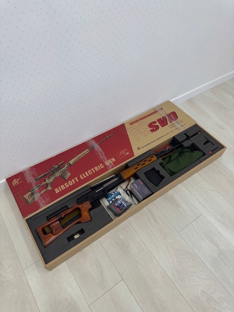 Image 1 for Real Sword SVD AEG Airsoft Sniper Vollmetall Holz POSP