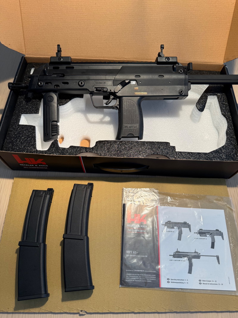 Imagen 1 de Heckler & Koch Airsoft Pistole HK MP7 A1 GBB - WIE NEU!