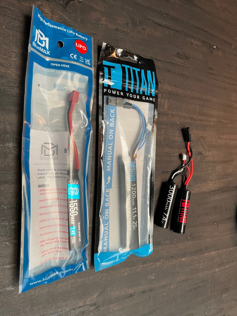 Bild 1 für 3 Lipo batterijen