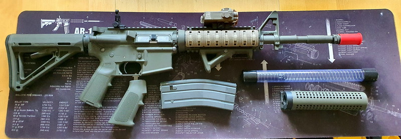 Image 1 for Tokyo Marui Sopmod M4A1 MWS GBBR - Magpul OD Cerakote