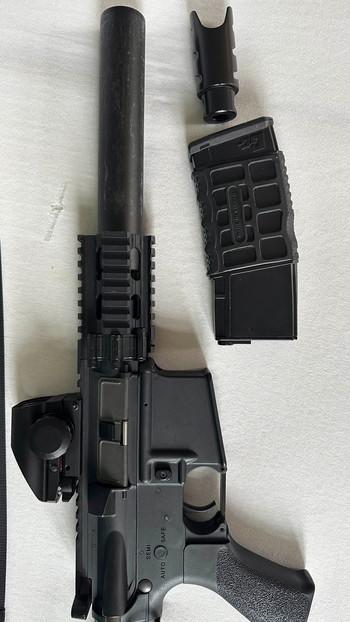 Imagen 4 de G&G Firehawk + Reddot + Silencer + Sling, 0,5j ab 14 Jahren