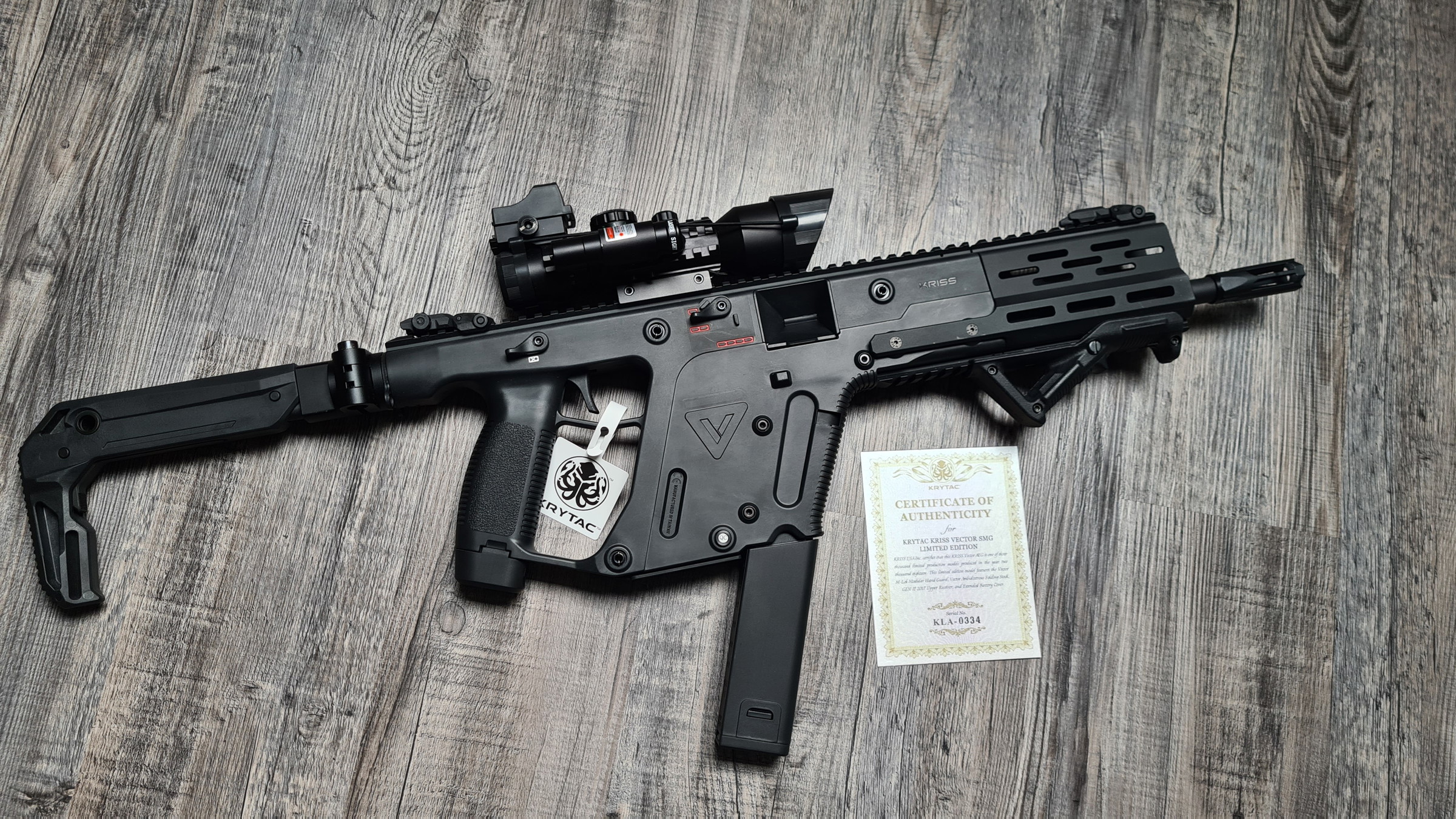 値下限定品 KRYTAC KRISS VECTOR LIMITED EDITION 電動ガン 作動OK セミフルOK クリスベクター リミテッド 電動ガン