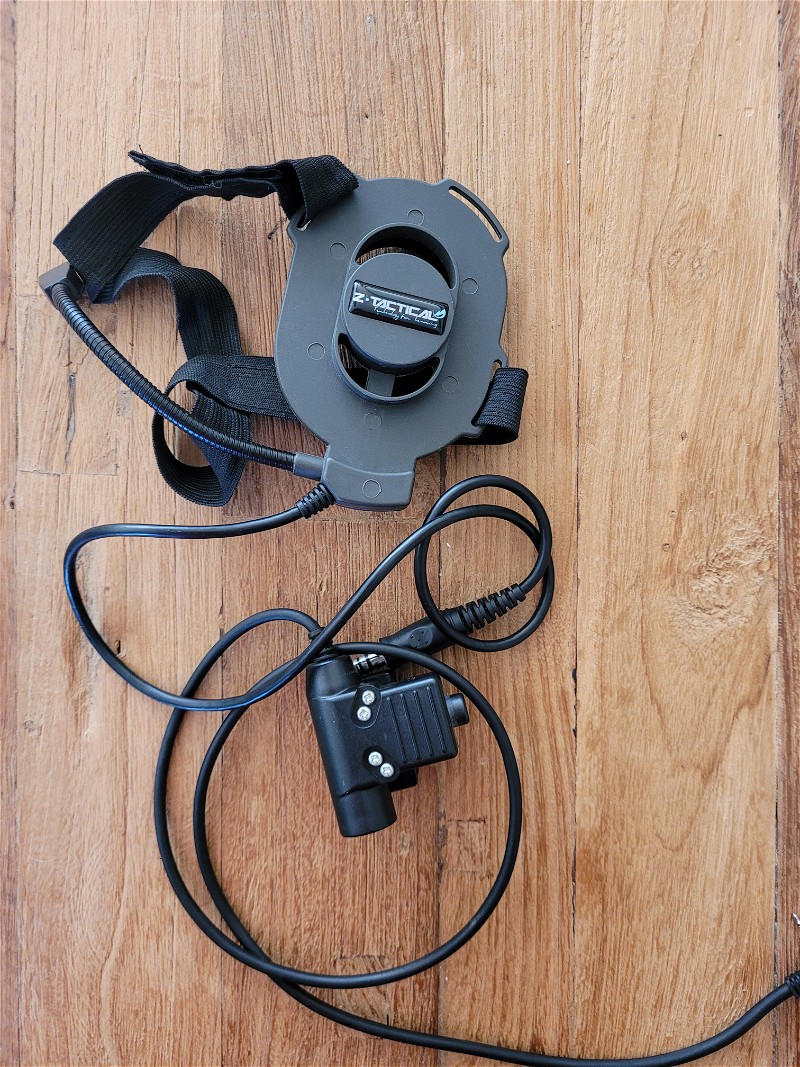 Image 1 for Z-tac bowman headset + PTT