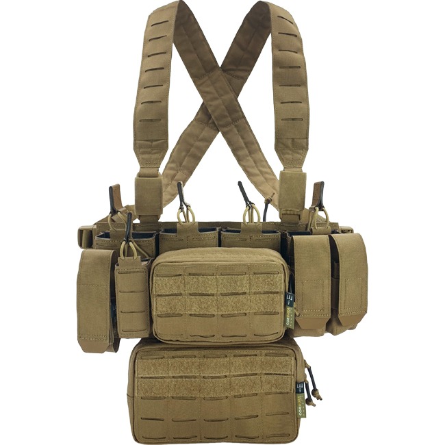Image 1 for Pitchfork MCR Modular chest rig complete set