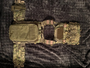 Image pour Direct Action Spitfire MK II Plate Carrier Set (PenCott WildWood) with  TT Battle Belt Set IRR (stonegray/oliv)