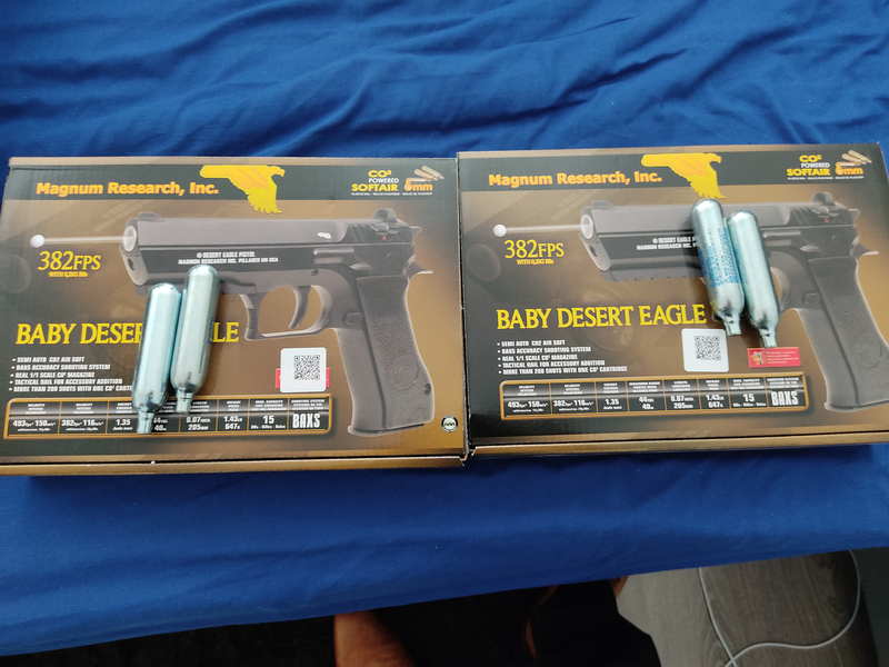 Image 1 for Cybergun Baby Desert Eagle CO2 NBB x2