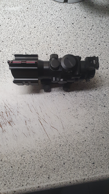 Afbeelding 3 van 4 x Scope met batterij voor gekleurde crosshair