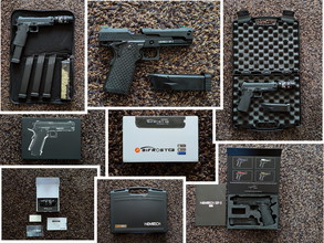 Image pour (TOPDEAL) Ultieme Pro Airsoft Set: Novritsch SSP5 4.3'' + Anthrax + Dye i5