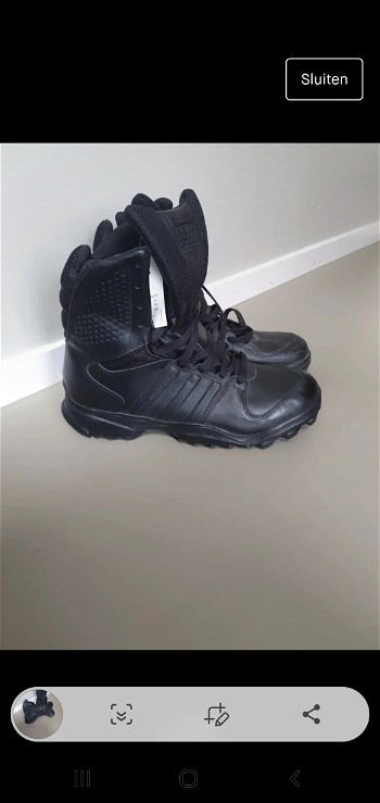 Image 3 for Adidas gsg 9.2 schoenen 45 kisten politie dsi defensie