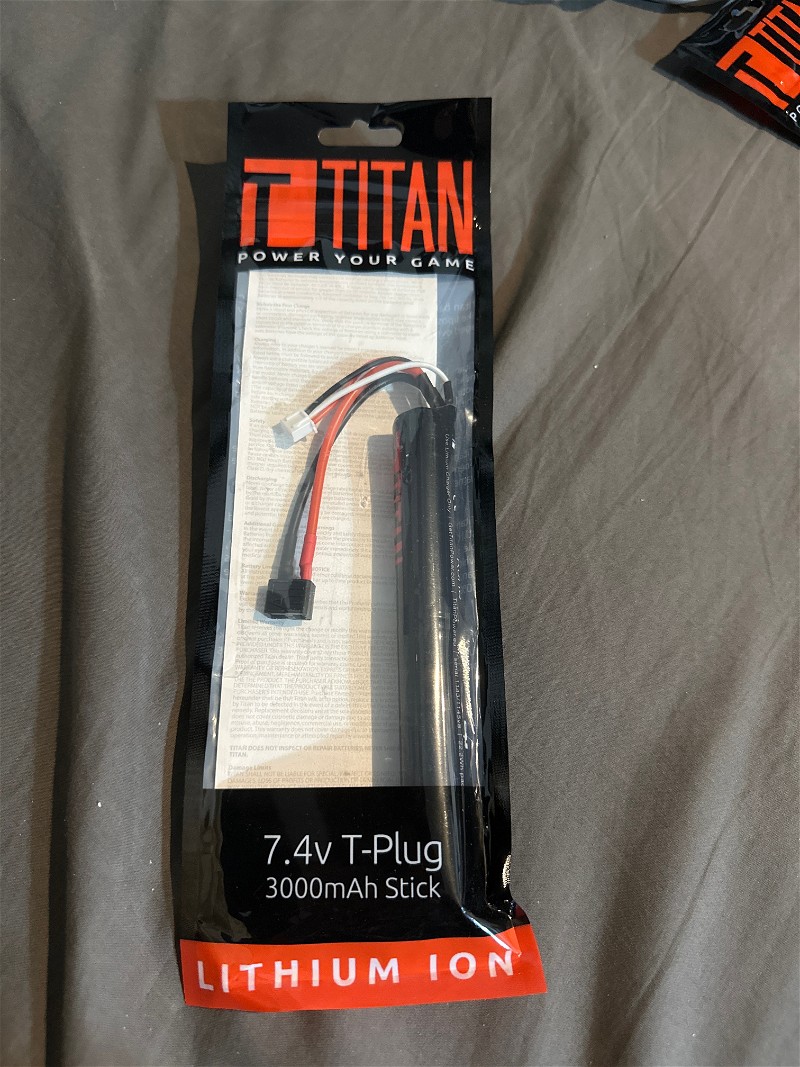 Image 1 for Titan 7.4v T-Plug 3000mAh Stick